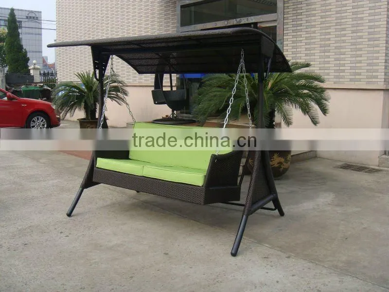 High quality garden Alum frame 2 person swing