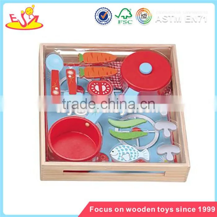 Wholesale pretend wooden cutting cake toy play fun beautiful kids wooden cutting cake toy W10B068