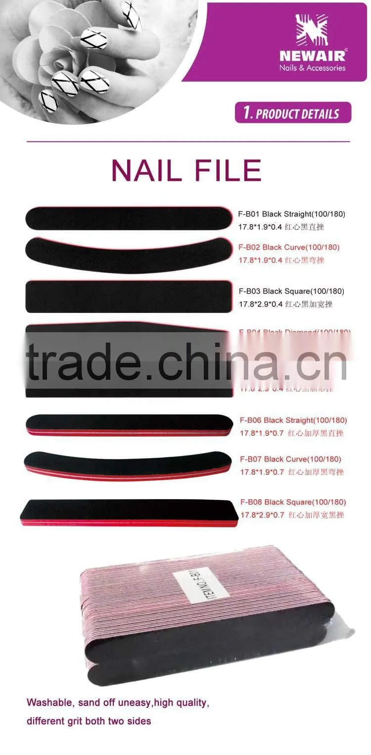 Newair high quality nail files and buffers file nails