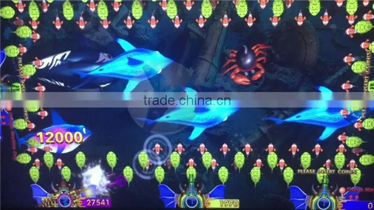 dianfu amusement with low price dragon king fishing game arcade 55 inch screen 8-player ocean monster fish hunter game machine