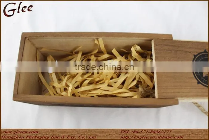 Antique Wooden Watch Box With Logo