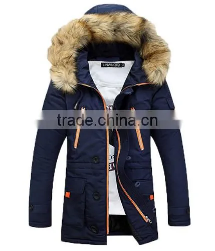 Custom Super warm windproof jacket unisex parka cotton padded winter jacket