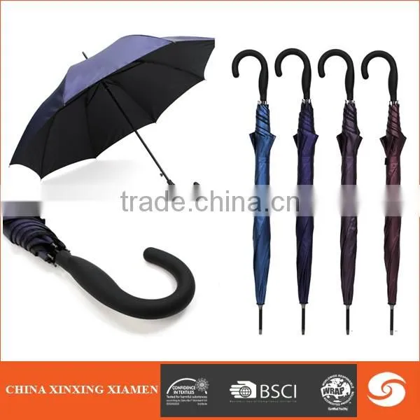 2017New Style Auto Open And Close Stick Umbrella Promotional Rain And Sun Auto Open And Close Stick Umbrella