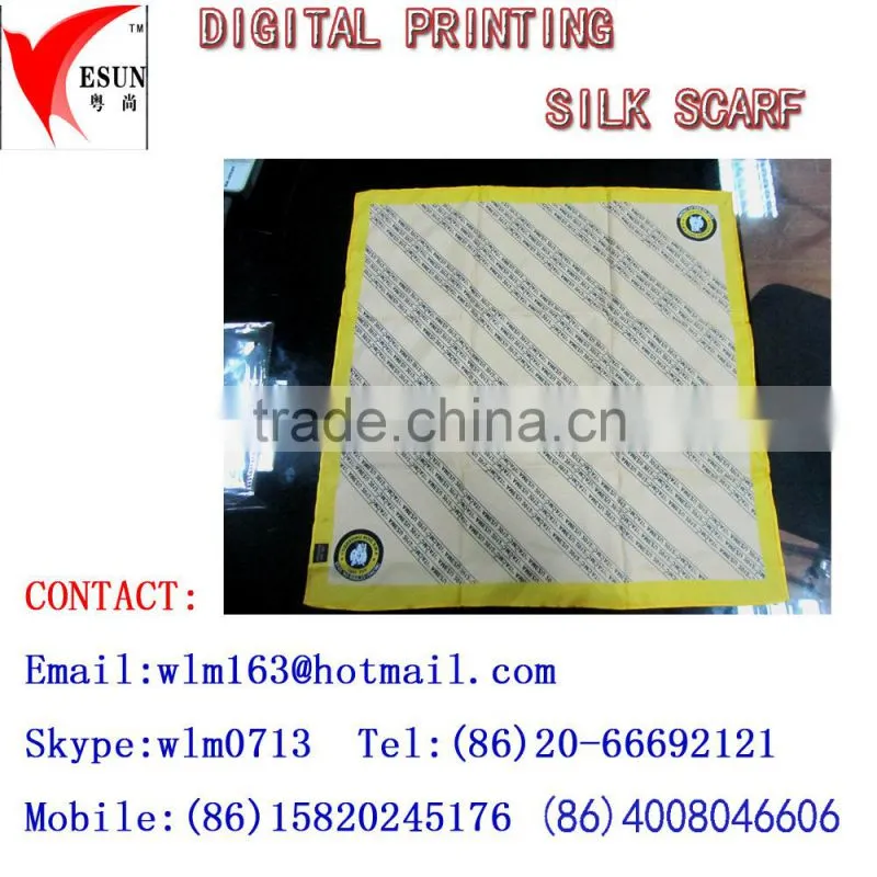 digital printing silk scarf