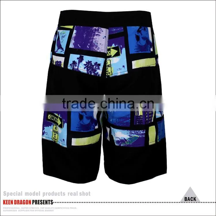 New fashion short 100% polyester printed board shorts