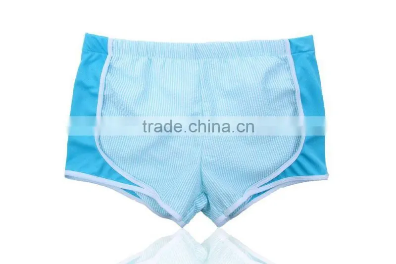 New Arrival Monogrammed Running Seersucker Shorts