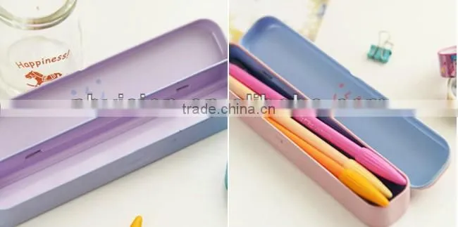 Multi colors Metal Pencil Box / Magnetic Pencil Box for Teenager