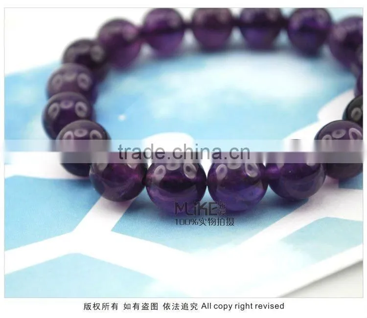 925 silver bracelet with Natural Amethyst M3016