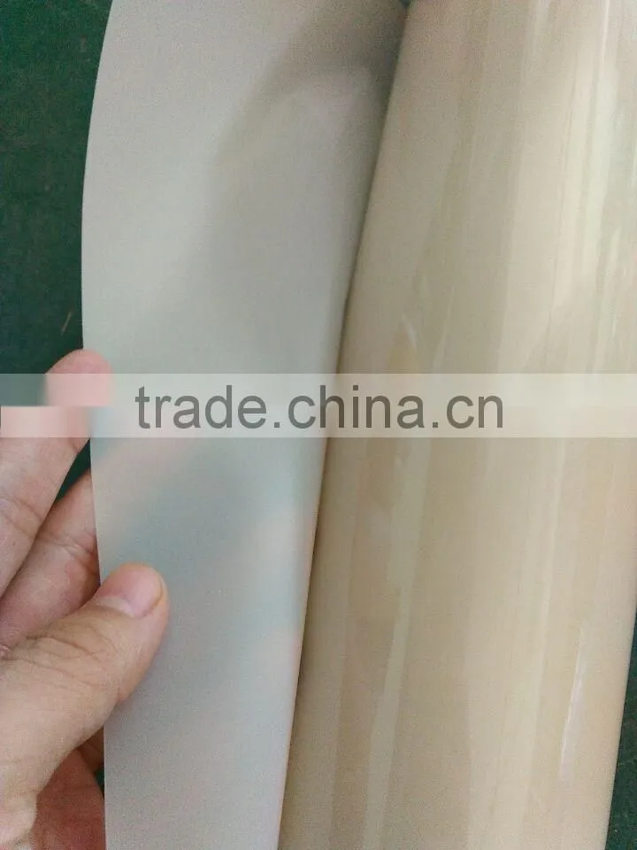 silk screen printing logo transparent PET glass beads reflective rianbow film
