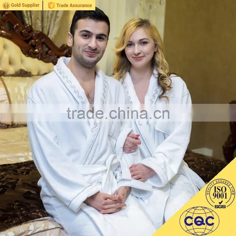 Adult 100% Cotton Hotel Robe Bath robe Set