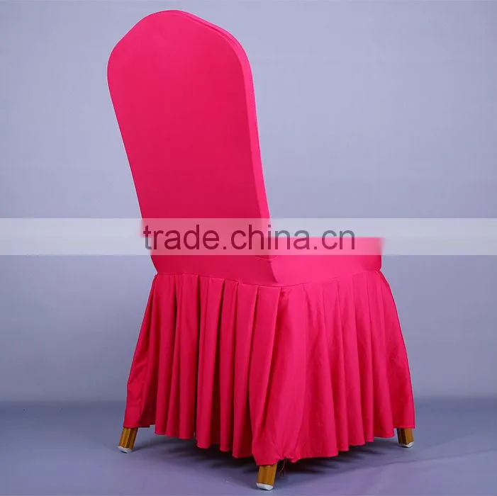 Wholesale customize spandex chair cover for hotel/wedding