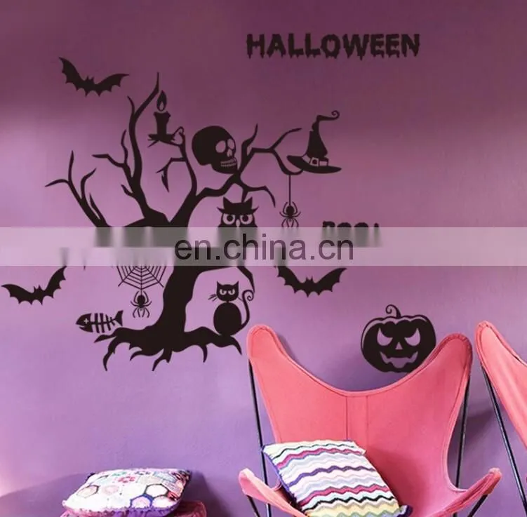 Halloween Tree Window/Wall Sticker Halloween Decoration Home Decoration
