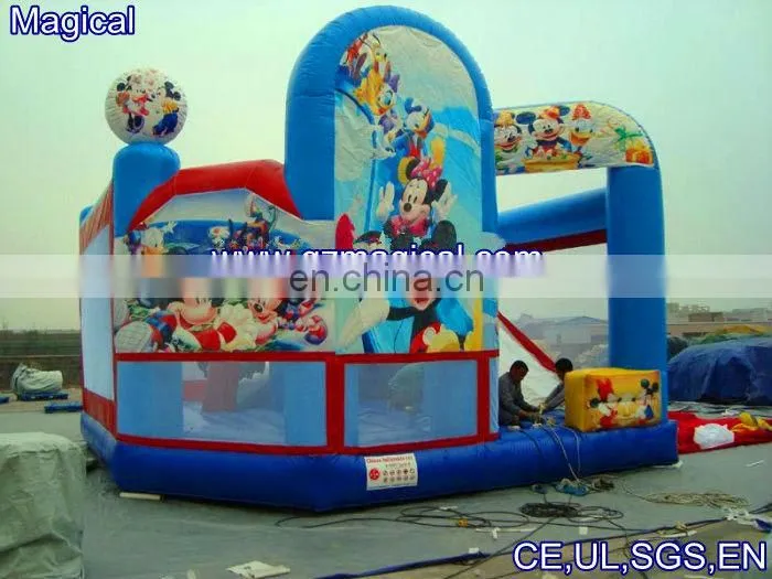 Giant octopus inflatable bouncy castle