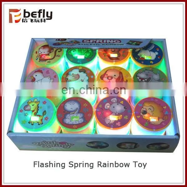 Colorful spring rainbow toys for children