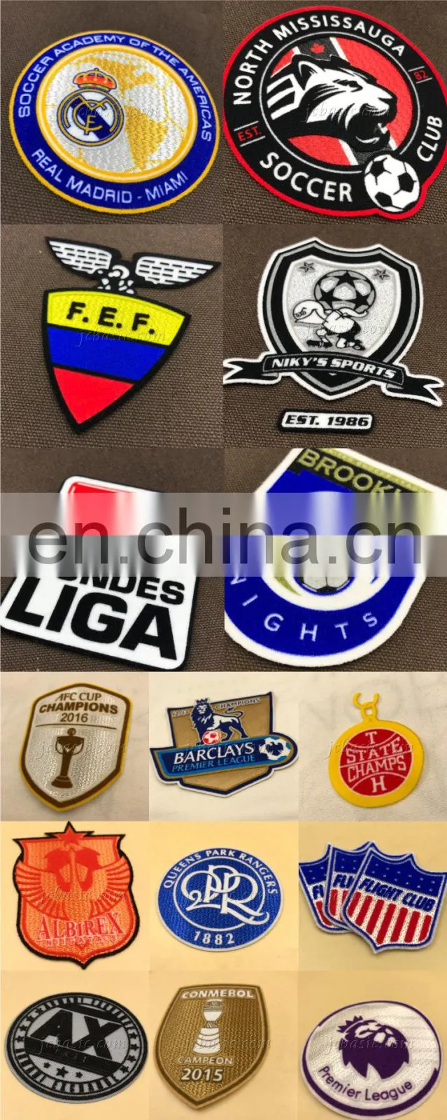 football shirt soccer patches printing sublimation flock patch