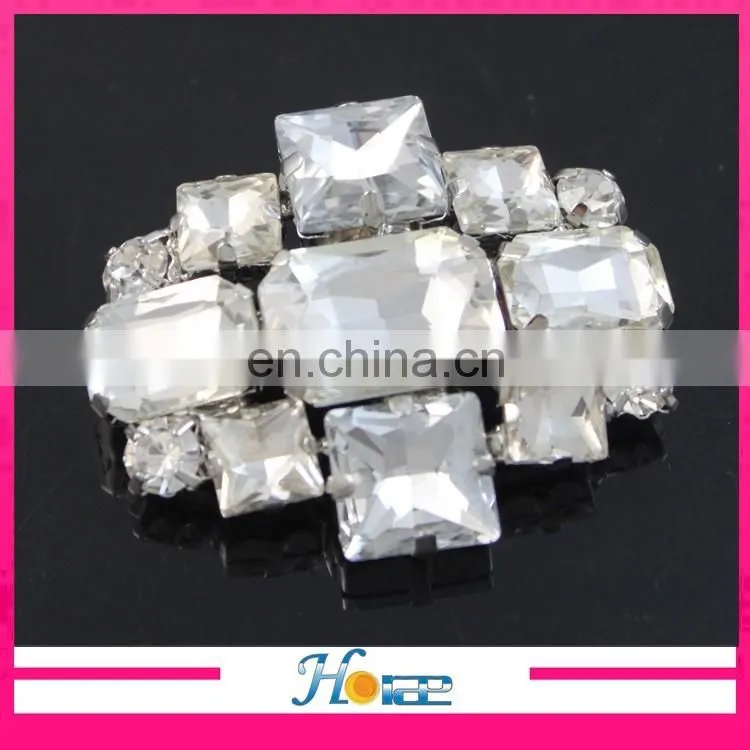 decorative cheap handmade rhinestone crystal shoe clip