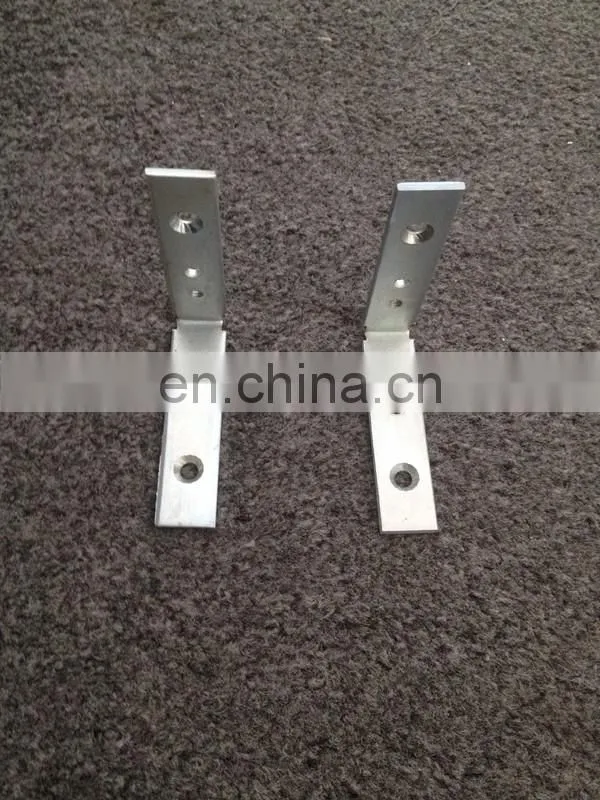 Custom steel shelf bracket l shaped metal bracket