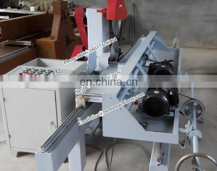 Round log Sliding table saw/ hard wood sliding table saw