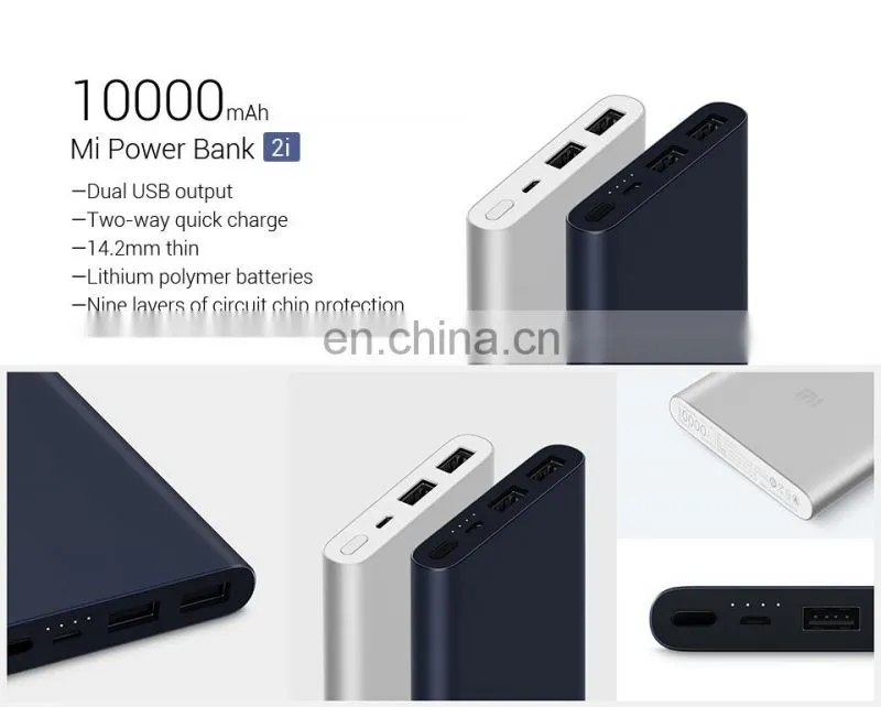 Original Xiaomi Mi Powerbank 3 10000 mAh External Battery 18W Portable Quick Charge Power bank