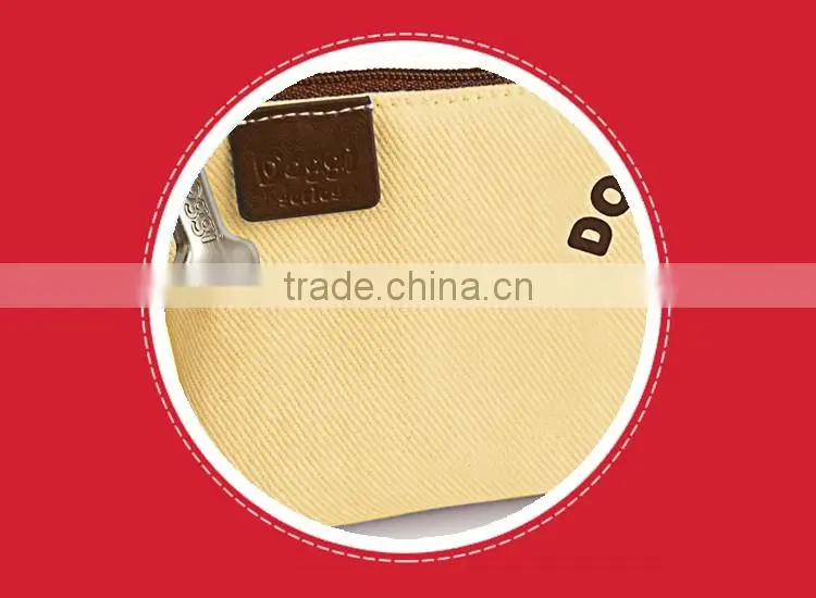 Hot sale polyester magnetic animal printing cotton pencil case for girl