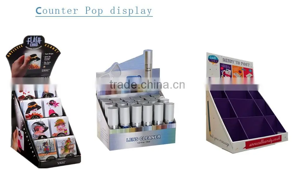 recyclable cardboard perfume display rack/retail display racks