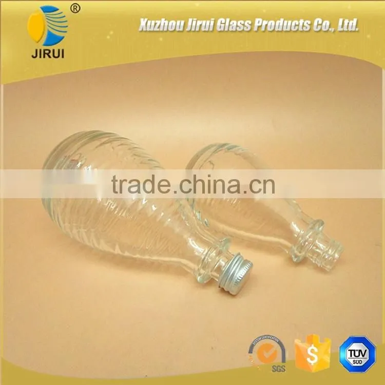 small wine glass bottle with aluminium screw cap 2oz