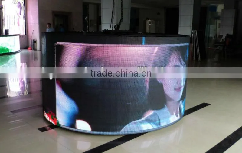 P5 SMD indoor full color round led display screen
