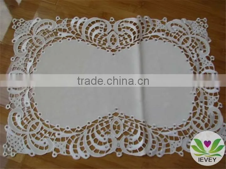 best quality cotton tablecloth hand made tablecloth eyelet embroidery design tablecloth restaurant tablecloth