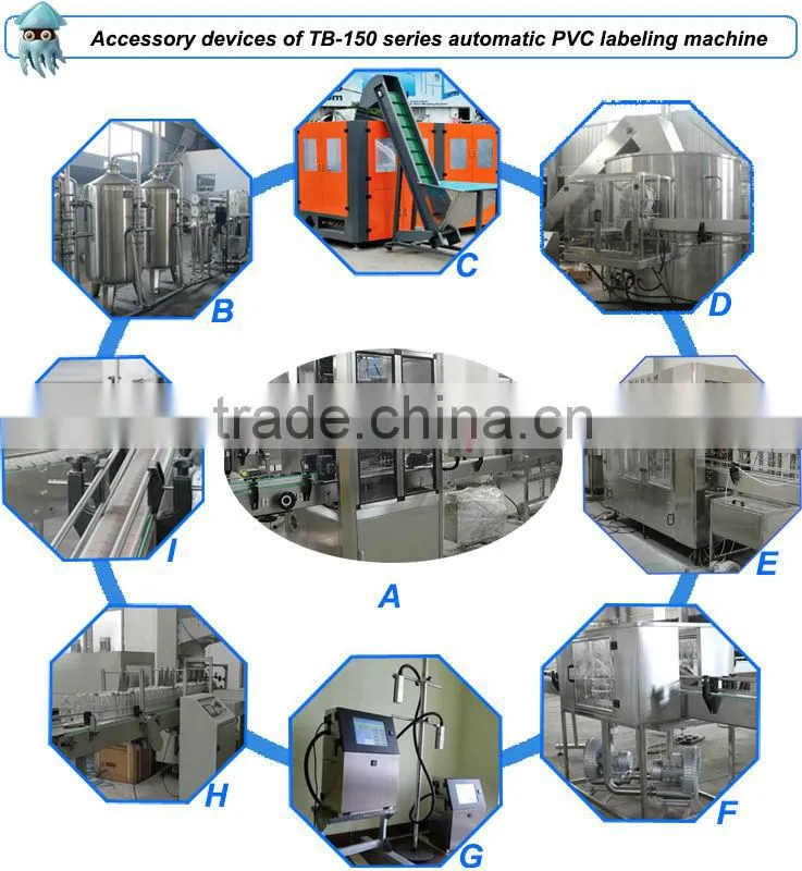 150 bottles per minute sleeve labeling machine