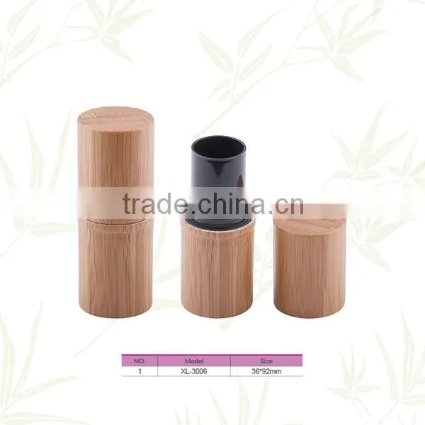 Multifunctional bamboo lip balm tube with low price