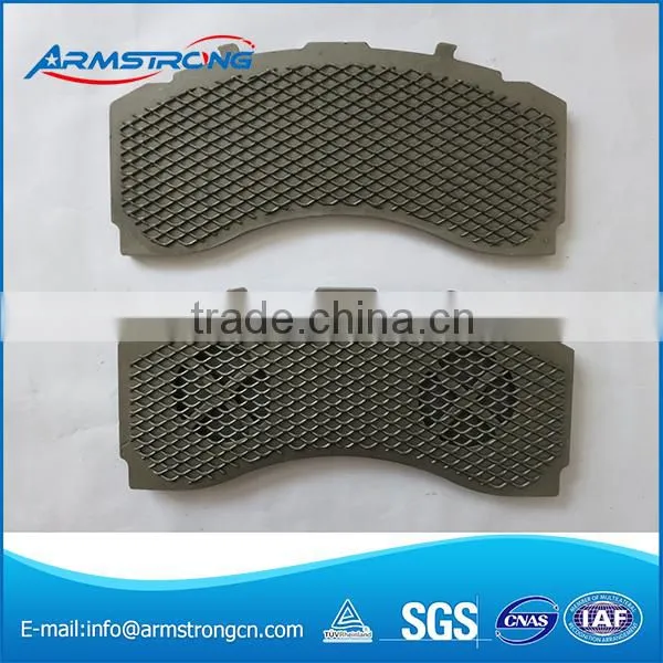 High Shear Strength High Conformity truck brake cv pad back plate