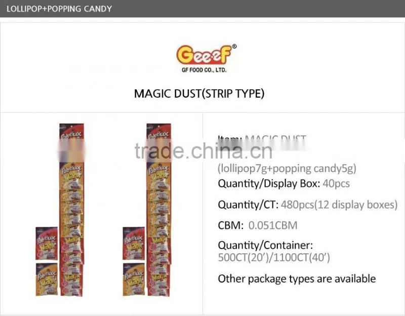 magic dust strip type