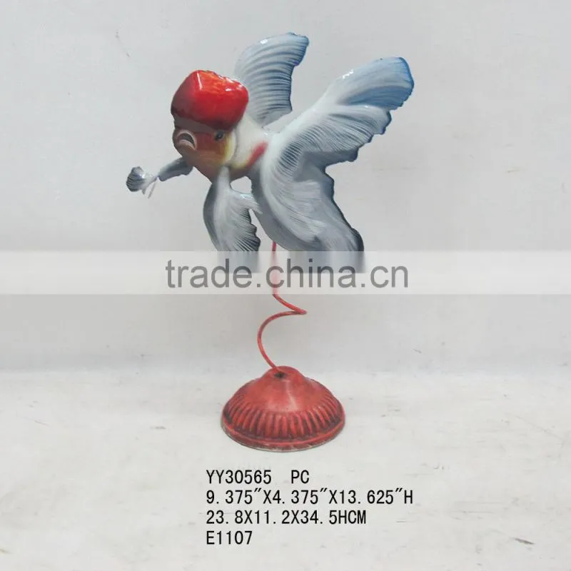 metal fish for table top decor