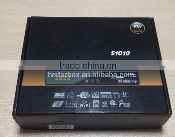 dvb s2 s1010 twin tuner decoder receiver with pvr/wifi/ca/internet s1010 satellite receiver