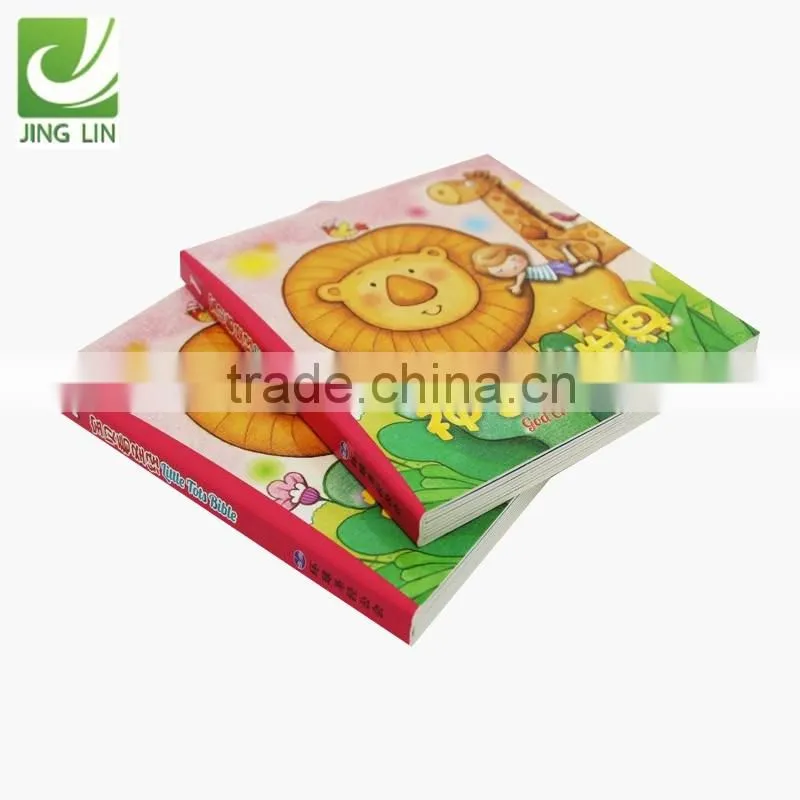 Professional children board book printing on demand