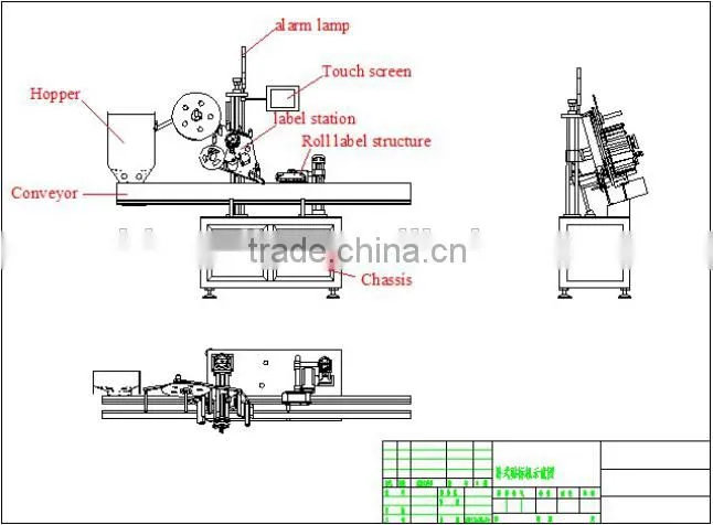 JOIE Full Automatic round bottle sticker labeling machine,machine labeling bottle,labels adhesive machine