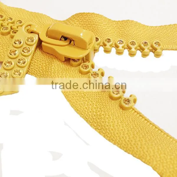 fancy rhinestone zipper