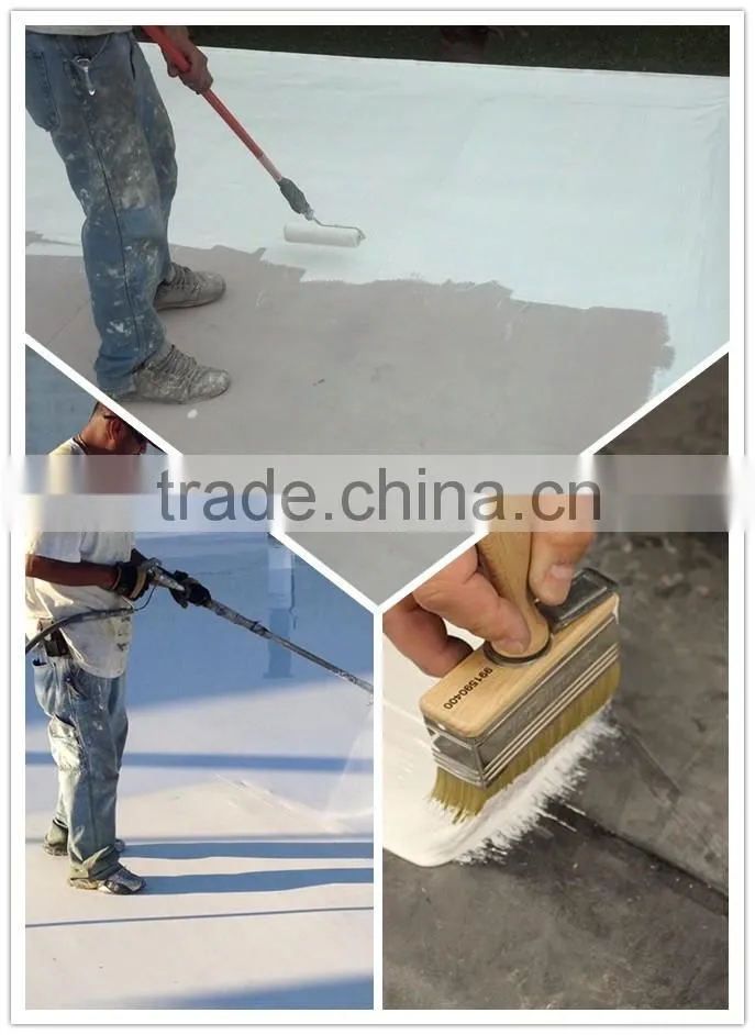 Color steel roof waterproofing coating and pond waterproofing coating