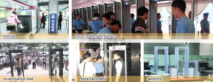 Security Walk Through Metal Detector, 6 Zones Door Frame Metal Detector