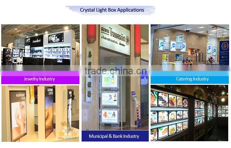 Hot Sell CE & ROHS el advertising light box for advertising display