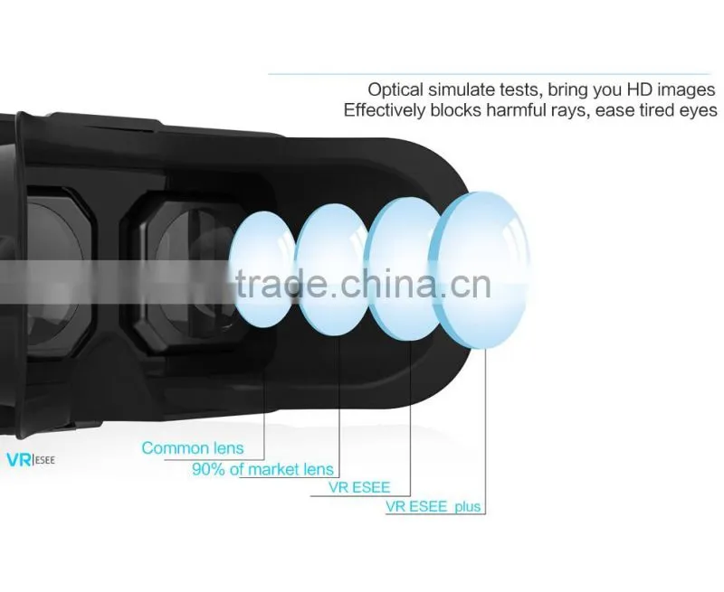Newest 3D VR Video Glasses For Mobile Phone