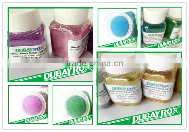 Environment-Friendly Blue Glitter Powder Used in Toys Manufacture