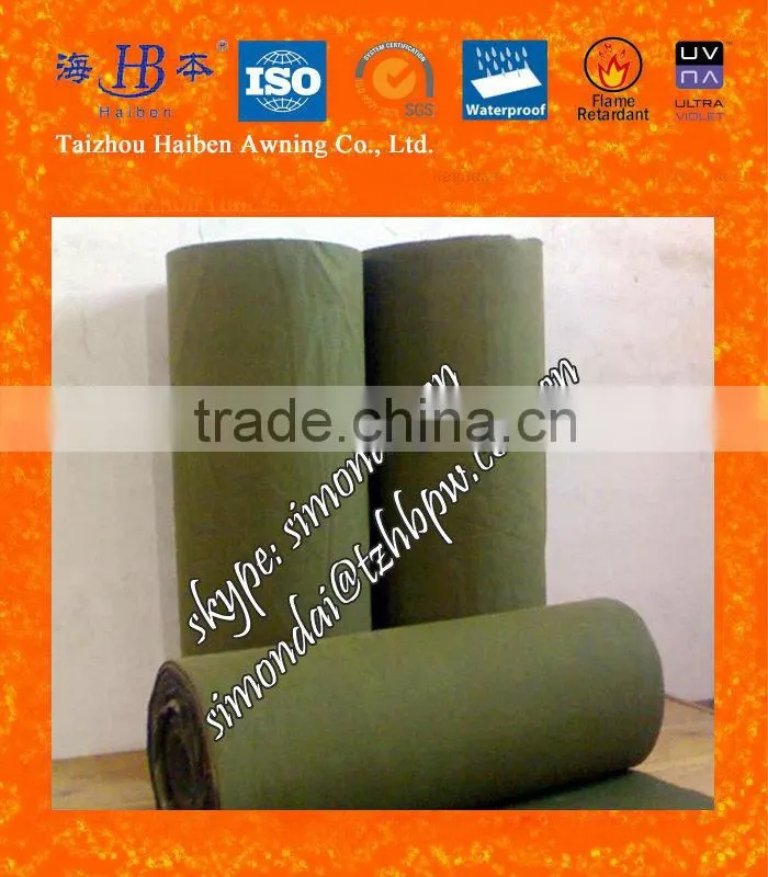 Waterproof Organosilicon Canvas Tarp for Sale