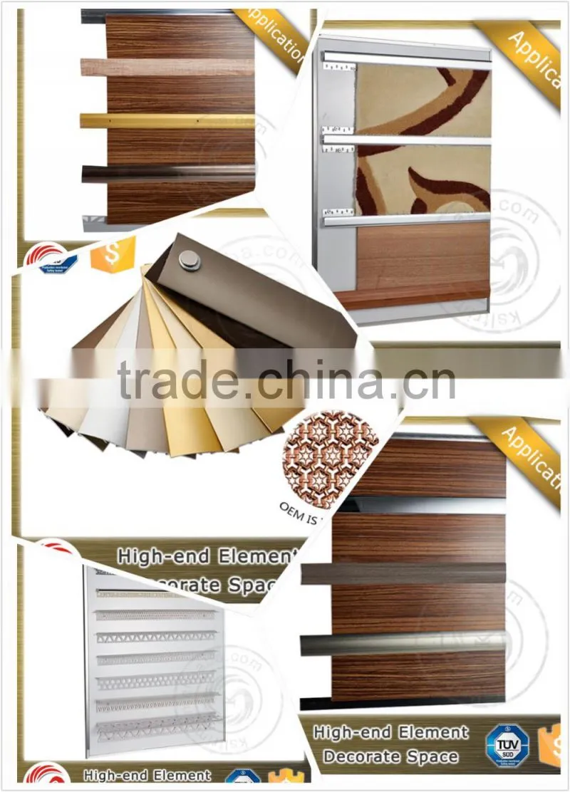 Various styles aluminum floor transition strips laminate flooring transition profile