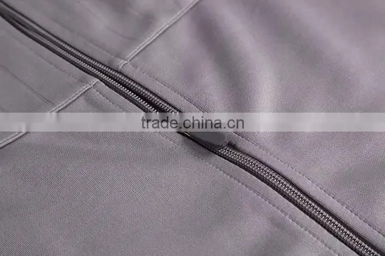 Softshell long gray sports jacket 100polyester softshell jacket long bomber jacket
