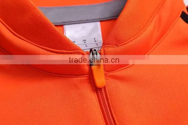 Wholesale Custom blank long sleeve soccer jersey football jacket long bomber jacket