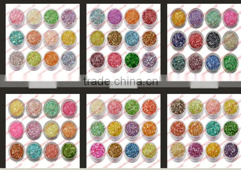 Hot ! crushed shells-nail art, #AG-110