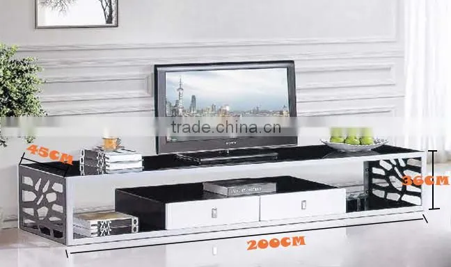 Living room furniture lcd tv floor stand modern dsign TV-818#