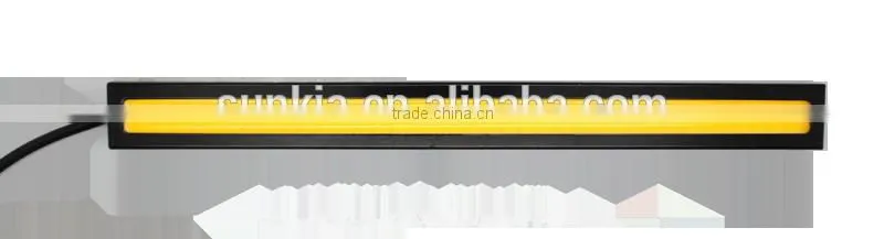 Universal Fit for any car any brand 17cm cob led light bar cob led drl daytime running light