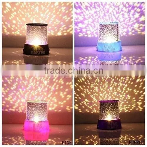 2016 Amazing 4.5V LED Star Light Star Master Night Romatic Gift Cosmos Star Sky Master Projector Starry Night Light Lamp